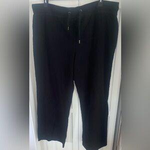 Mossimo Womens Plus Size Black Sweatpants Pockets‎ 24w/26W